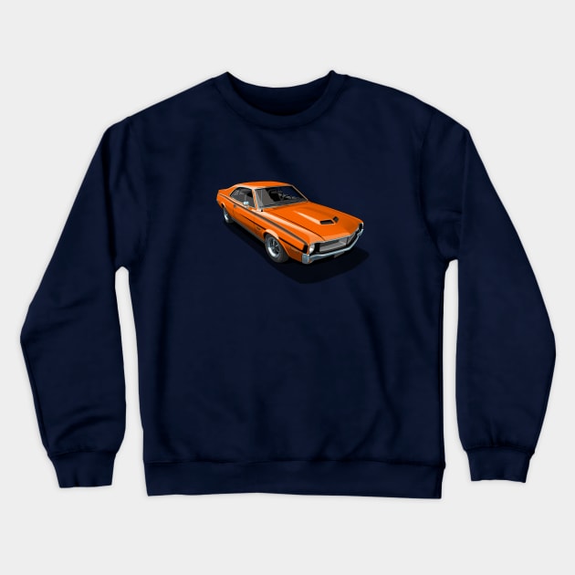 AMC Javelin in Big Bad Orange Crewneck Sweatshirt by candcretro